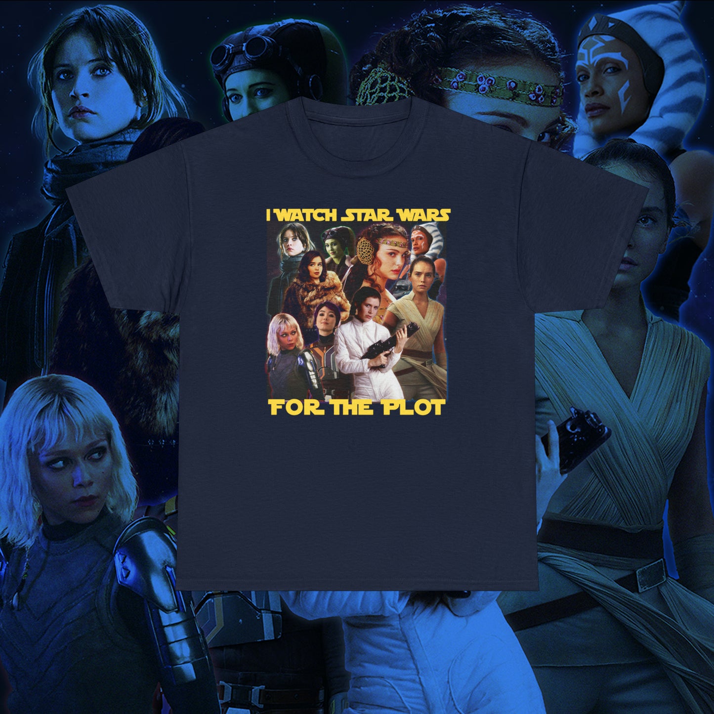 I Watch It For The Plot Shirt - Galaxy Girls