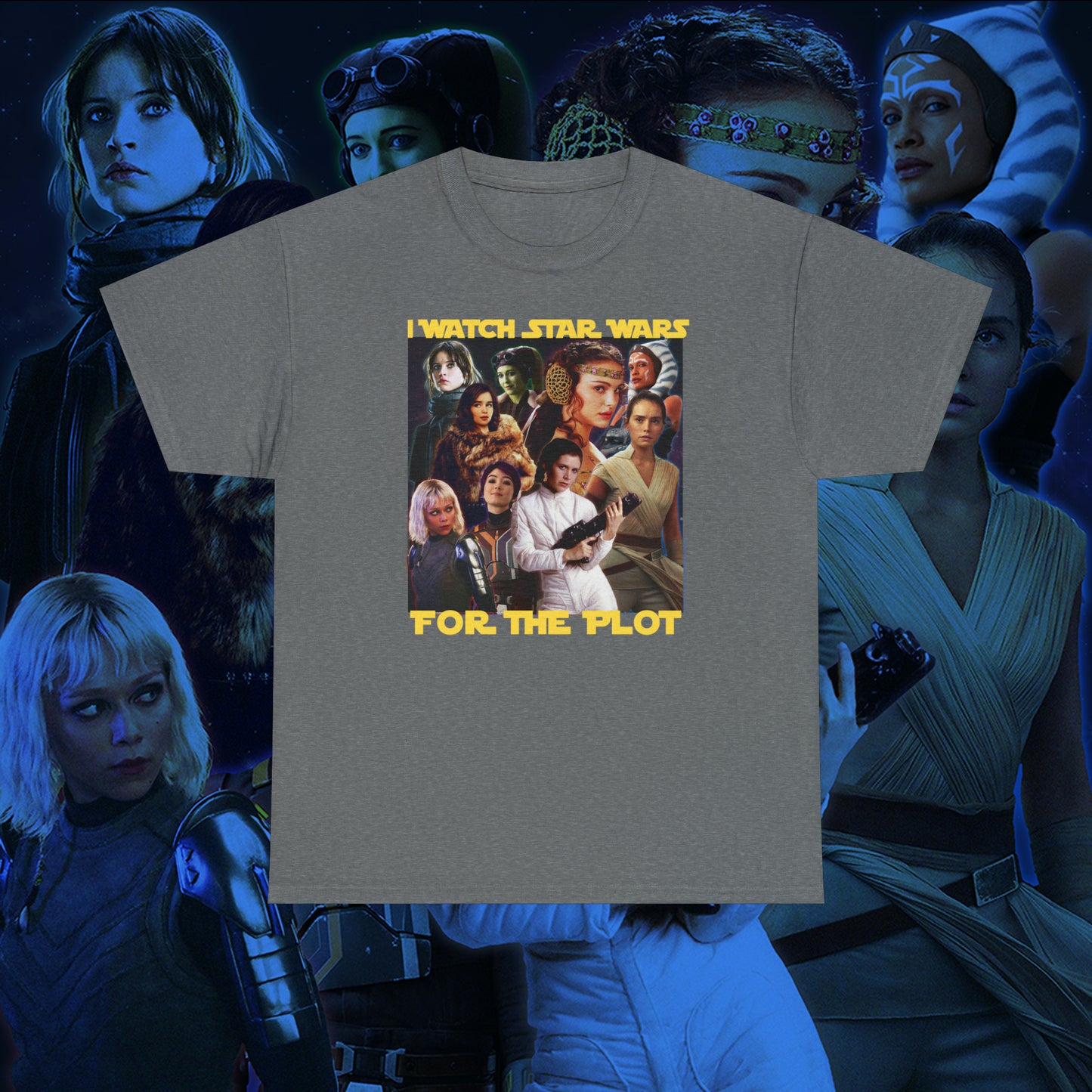 I Watch It For The Plot Shirt - Galaxy Girls