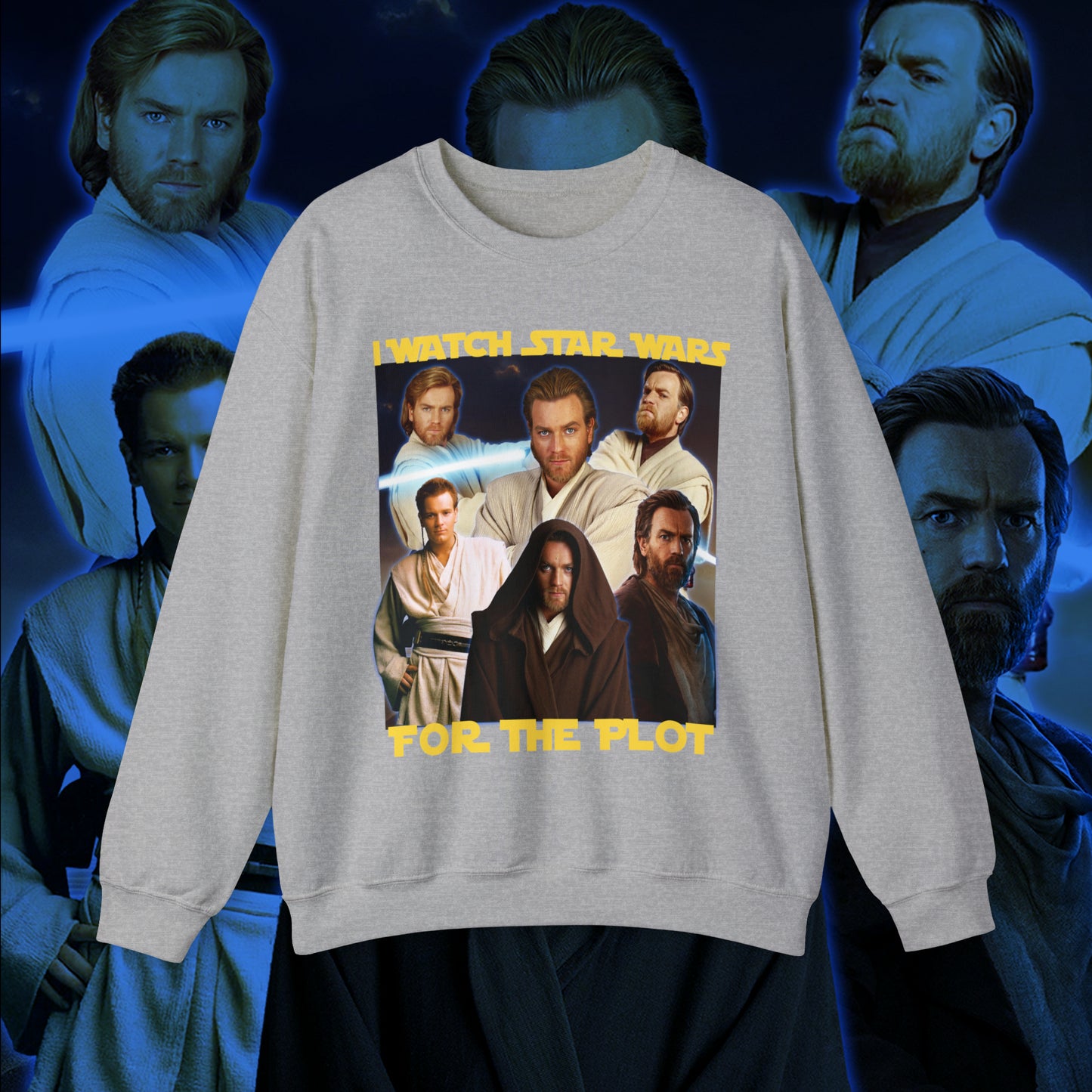 I Watch It For The Plot Sweatshirt - OBI