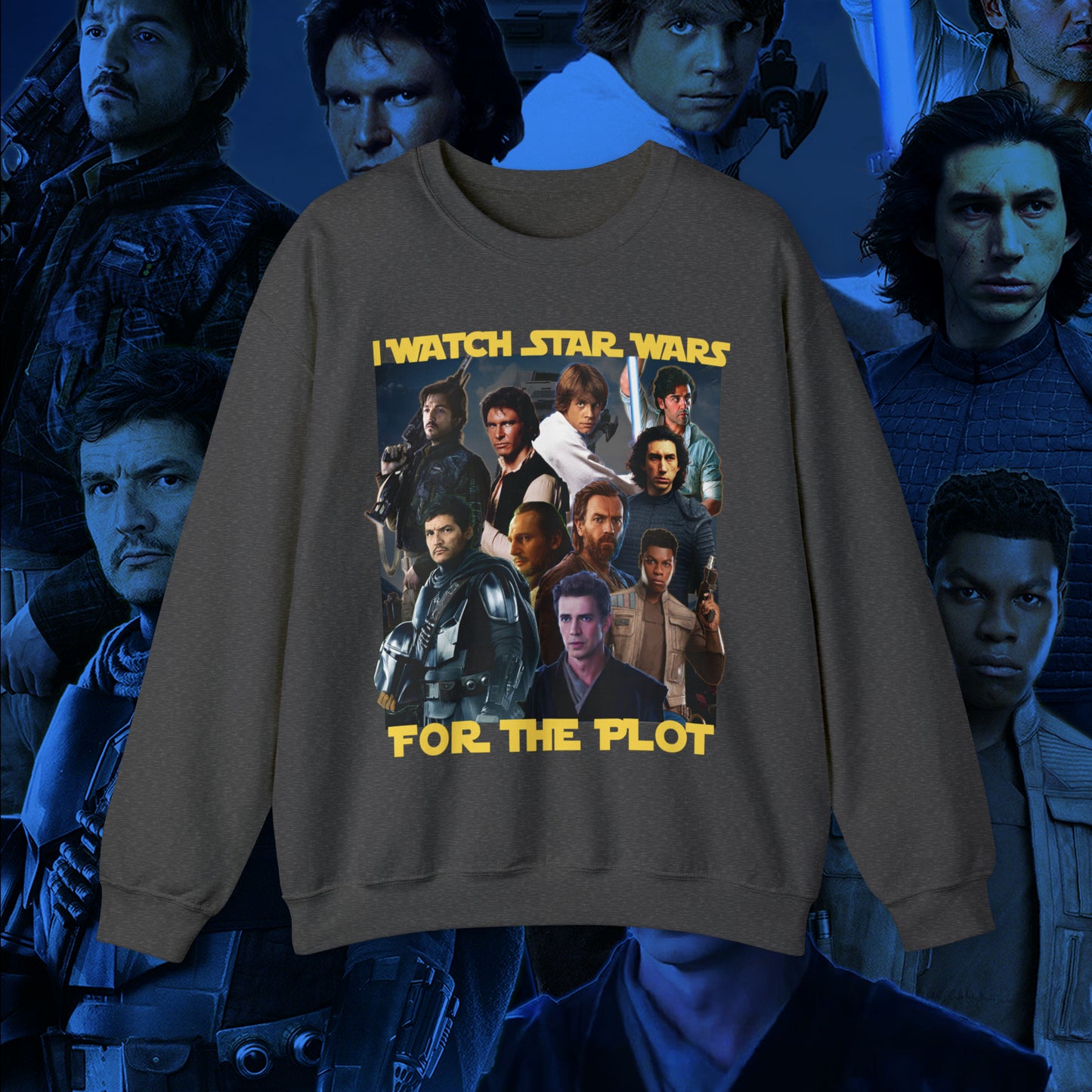 I Watch It For The Plot Sweatshirt - Space Daddies