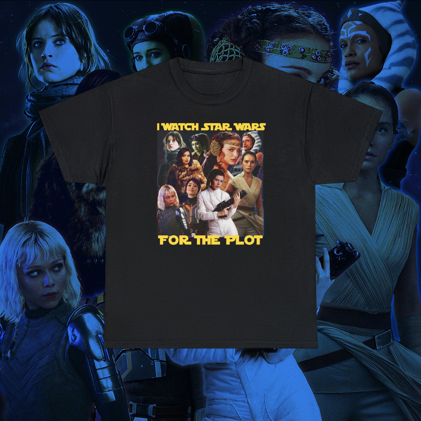 I Watch It For The Plot Shirt - Galaxy Girls