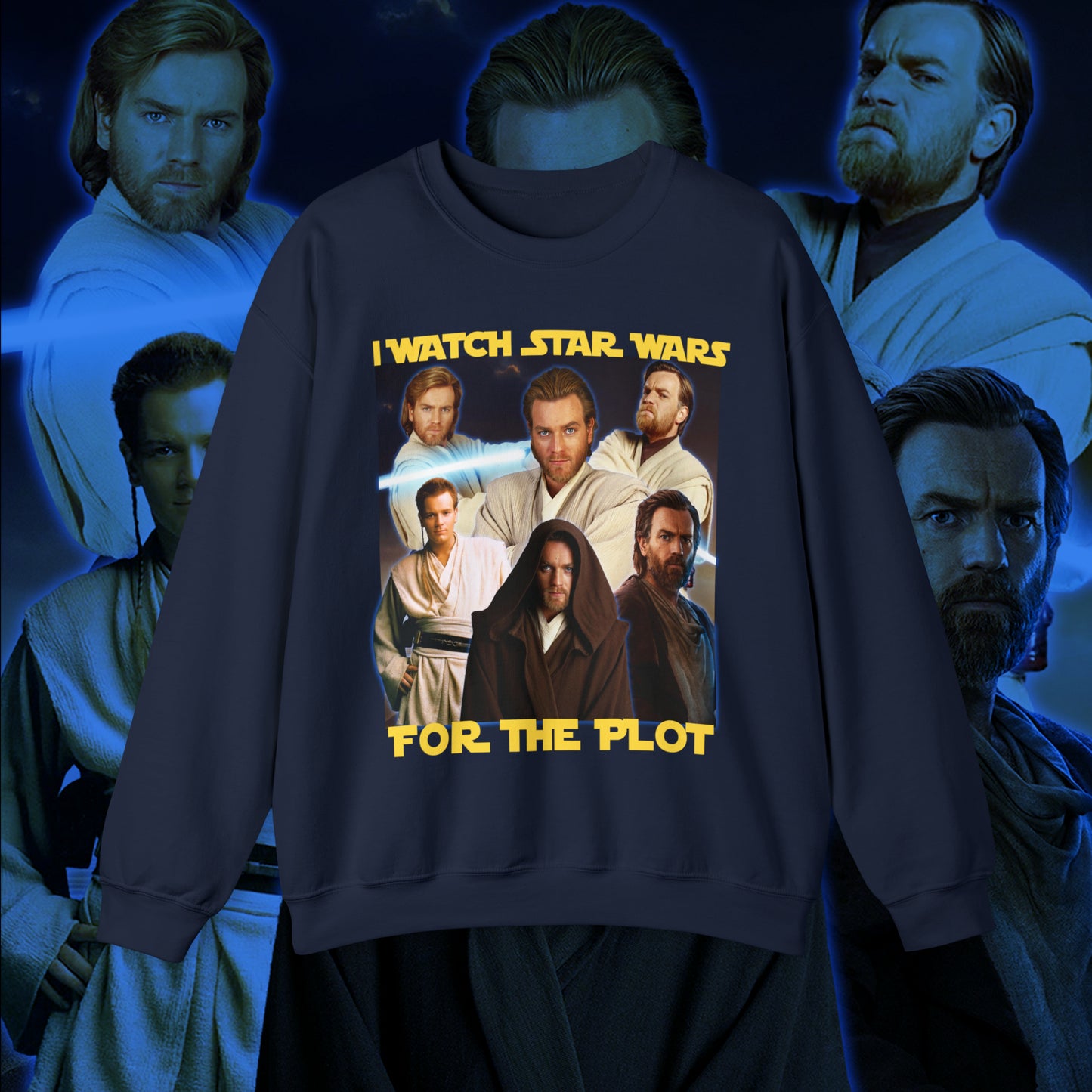 I Watch It For The Plot Sweatshirt - OBI