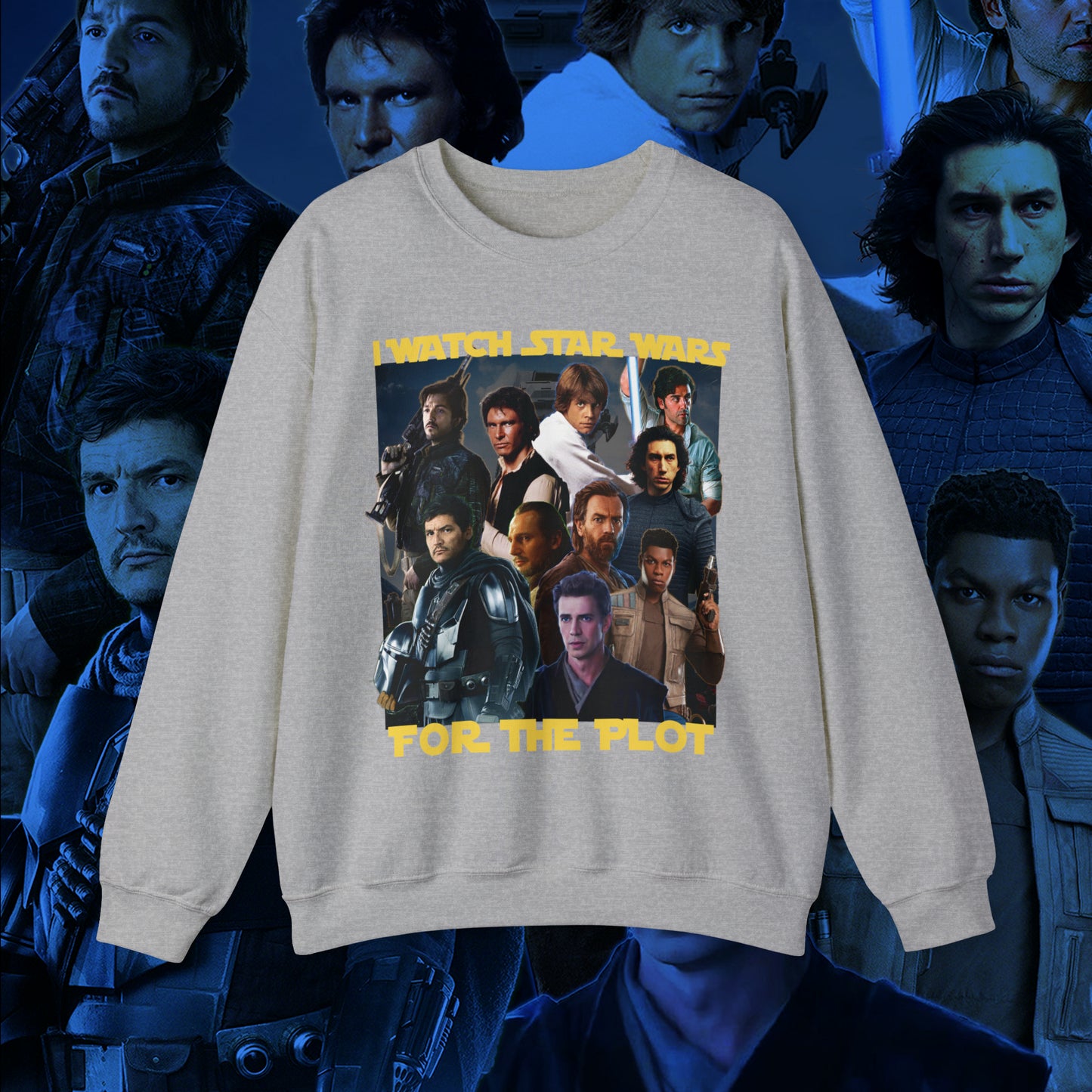 I Watch It For The Plot Sweatshirt - Space Daddies