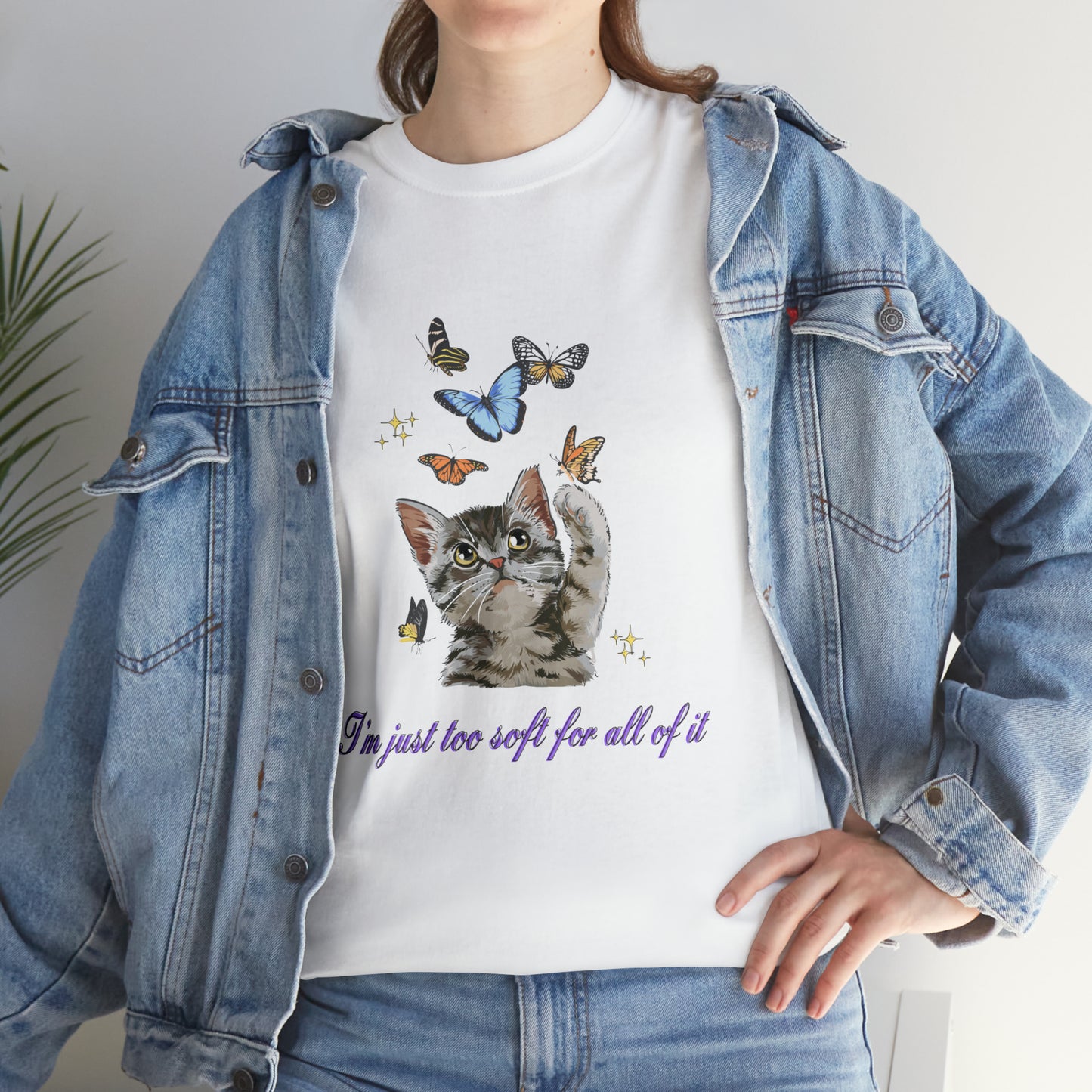 Too Soft For All of It Cat Shirt