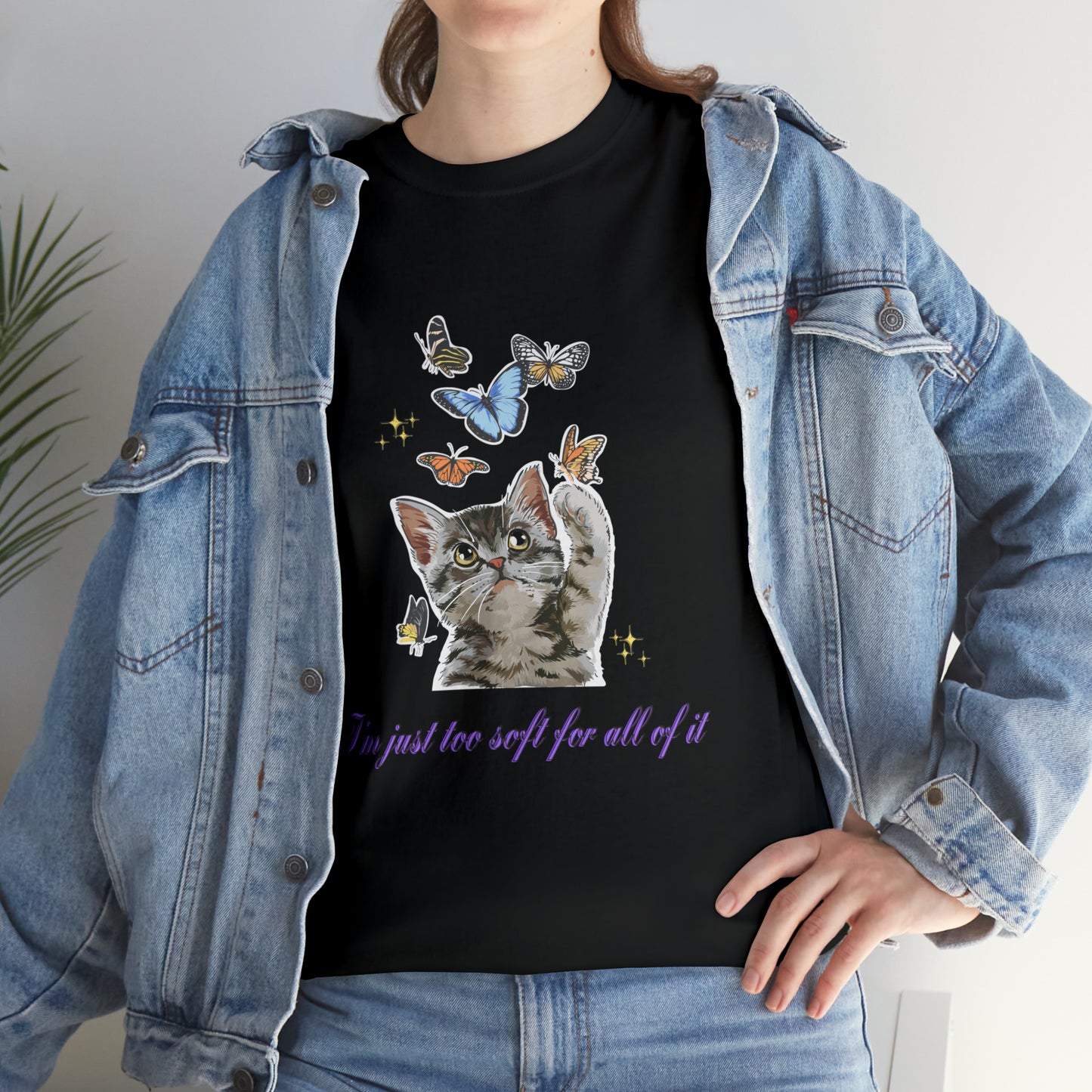 Too Soft For All of It Cat Shirt