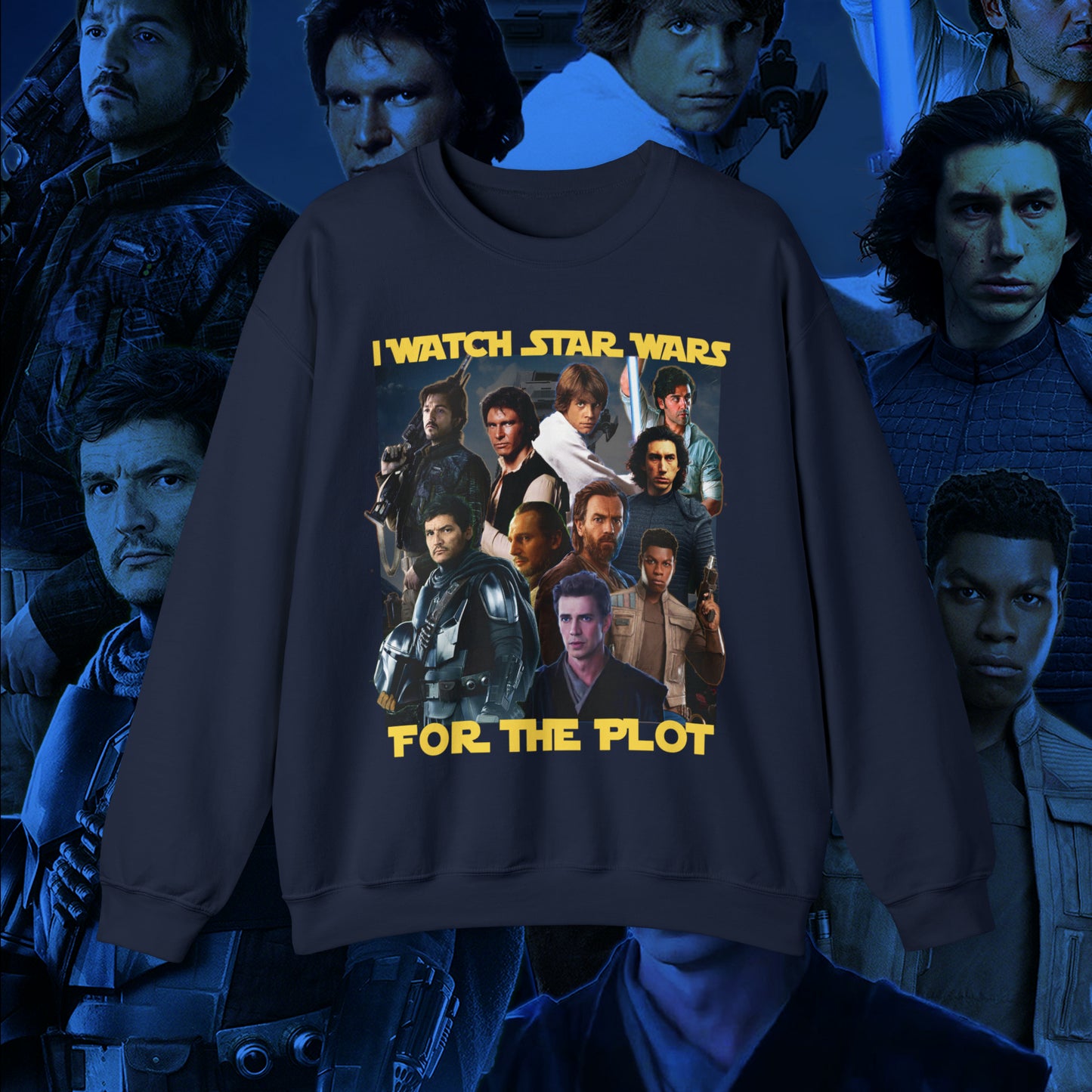 I Watch It For The Plot Sweatshirt - Space Daddies