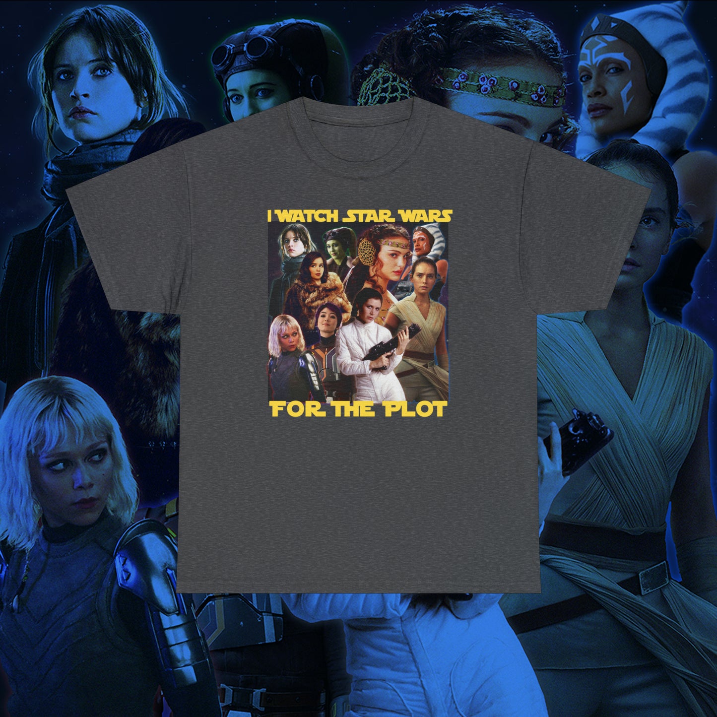 I Watch It For The Plot Shirt - Galaxy Girls