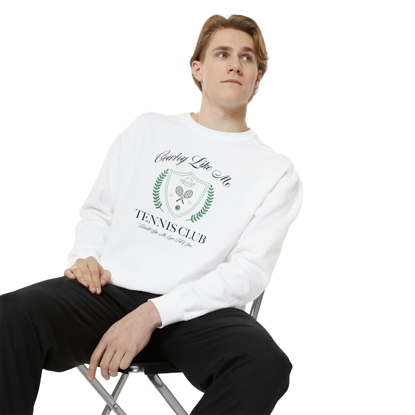 Cowboy Like Me Tennis Club Sweatshirt