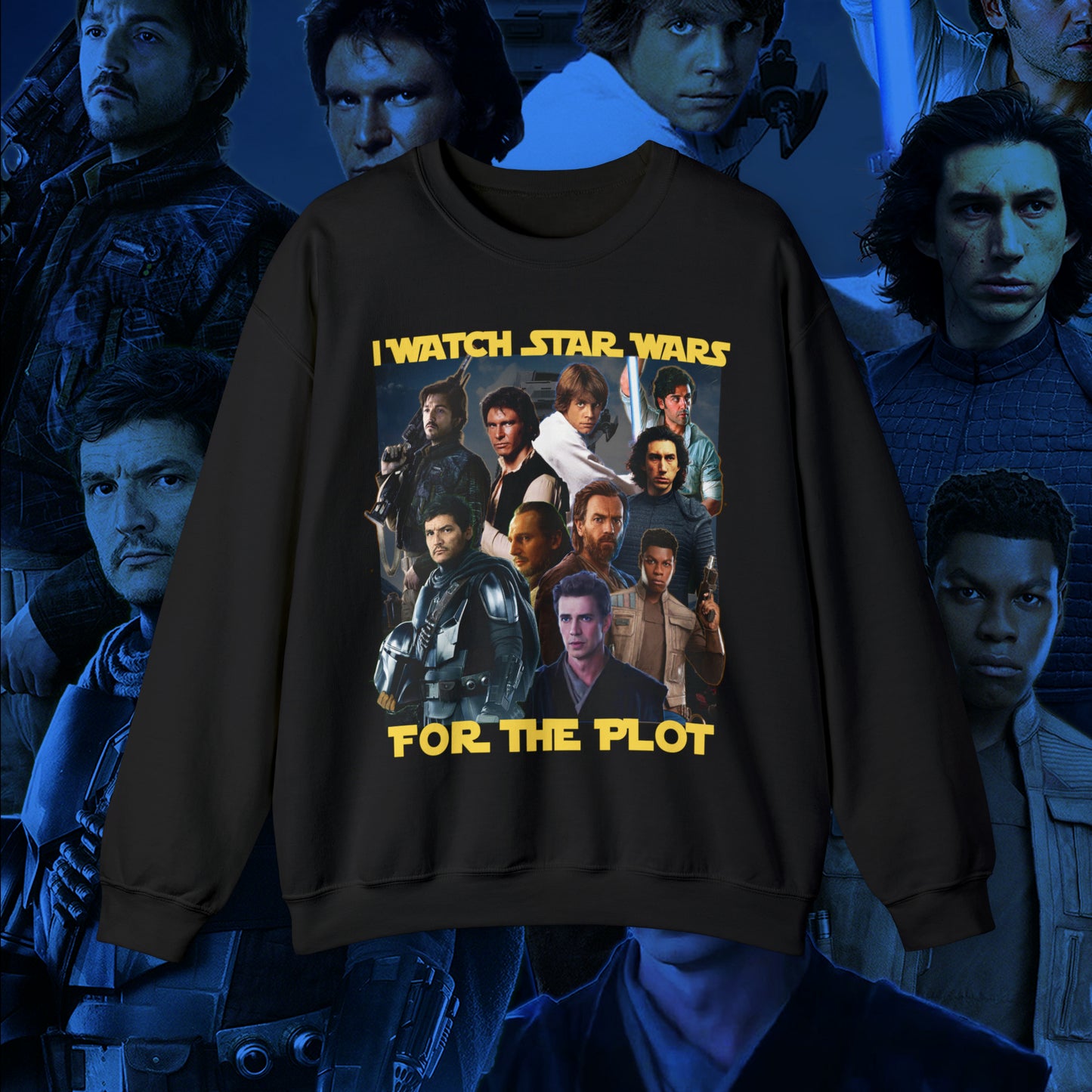 I Watch It For The Plot Sweatshirt - Space Daddies