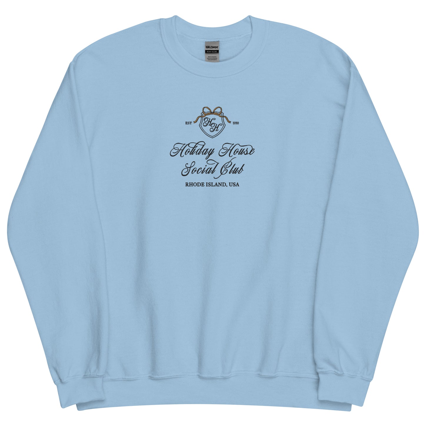Holiday House Embroidered Sweatshirt
