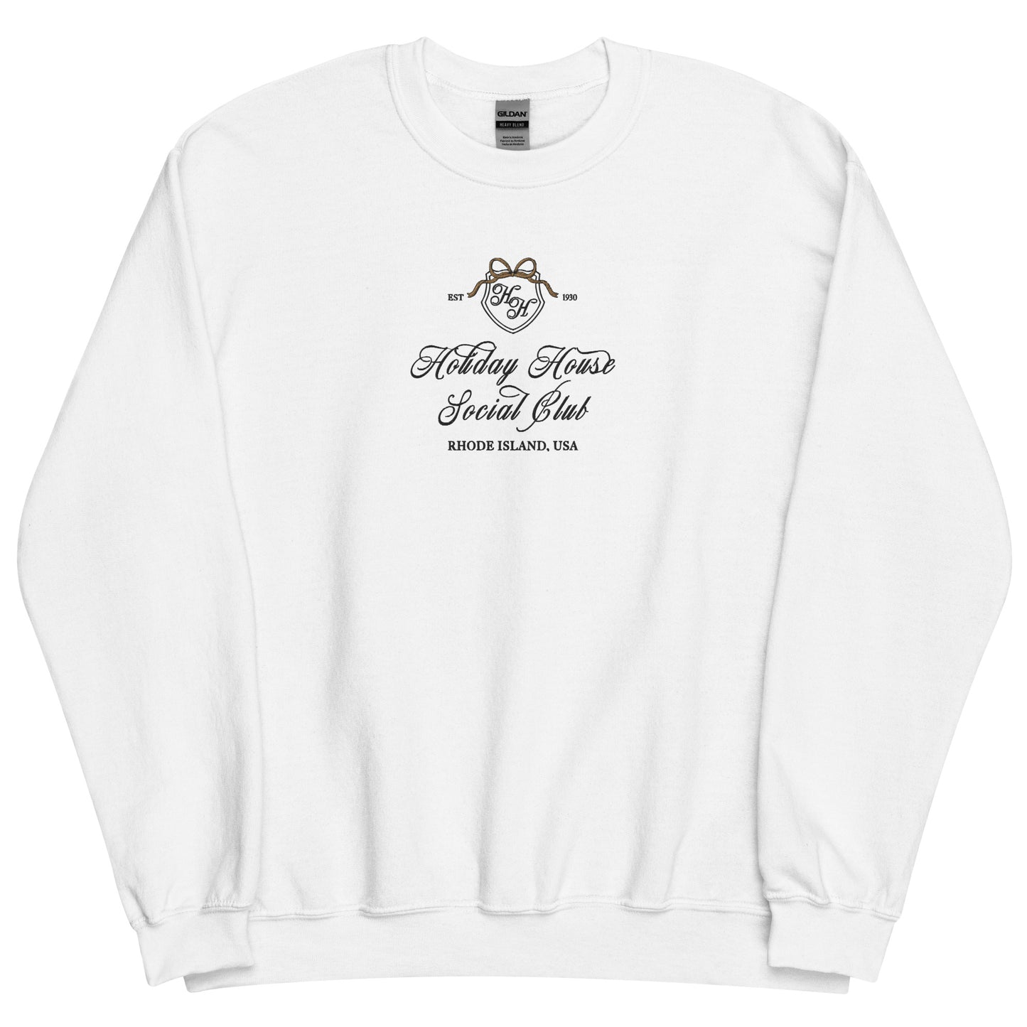 Holiday House Embroidered Sweatshirt