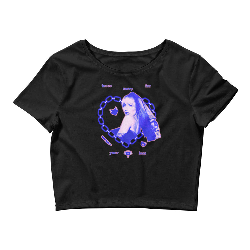 So Sorry For Your Loss Crop Top